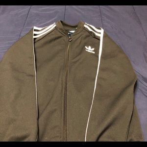 Black Adidas track jacket